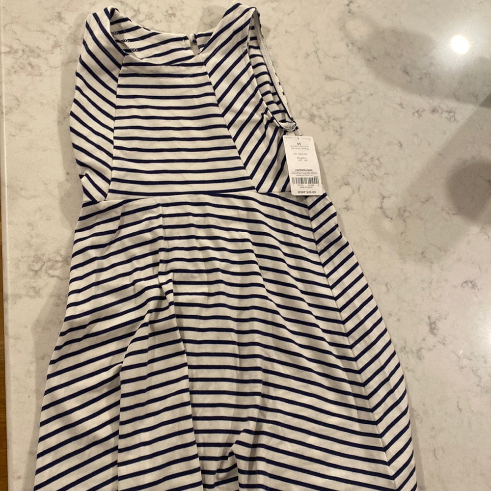 NWT carter’s nautical dress sz 4/5
